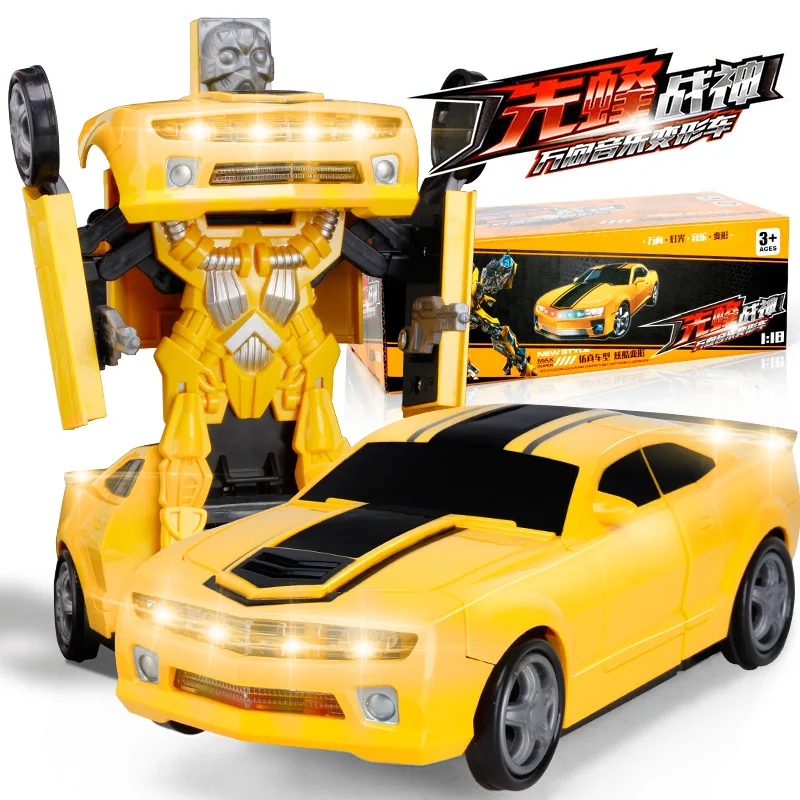 Радиоуправляемая машинка игрушка электронное управление трансформация робот
