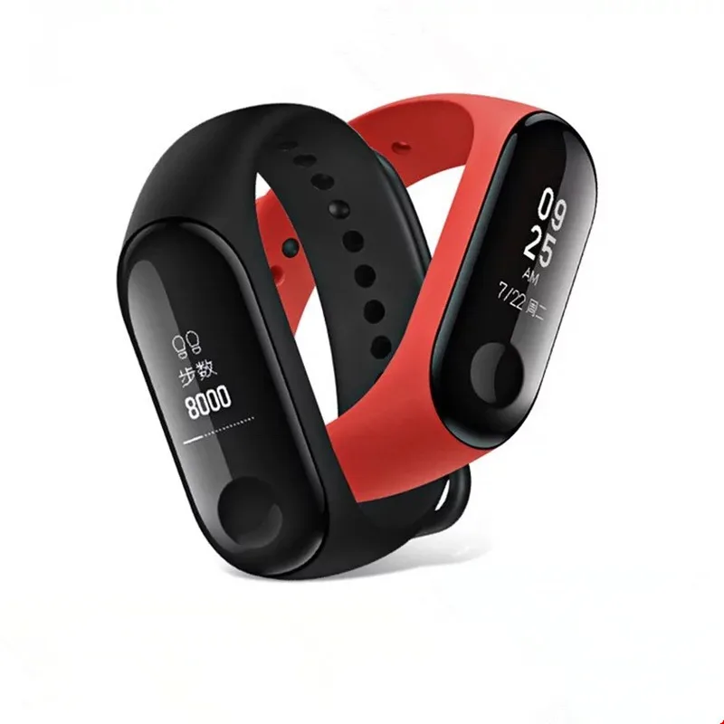 Браслет для Xiaomi Mi Band 3 спортивные силиконовые ремешки часов аксессуары браслета