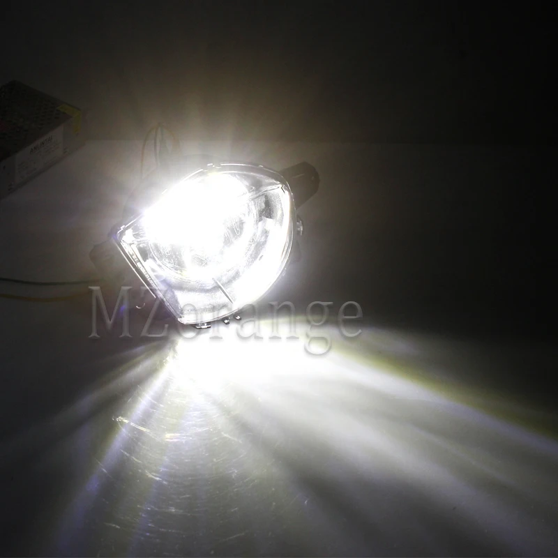 LED Fog Lights For BMW E90 E91 3 Series 325 328 335 2005 2006 2007 2008 Clear fog lamp DRL fog light foglights