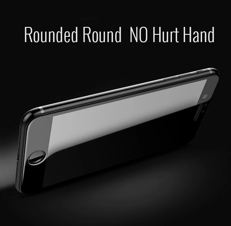 FRVSIMEM 4D полноэкранное закаленное стекло для iphone 7 Защитная пленка для Apple iphone 7 Plus 4D изогнутое закаленное стекло