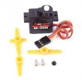 Power HD Micro Mini Аналоговый сервопривод 1 5 кг/9 г 1900A Вт/помпоны и пластиковый корпус