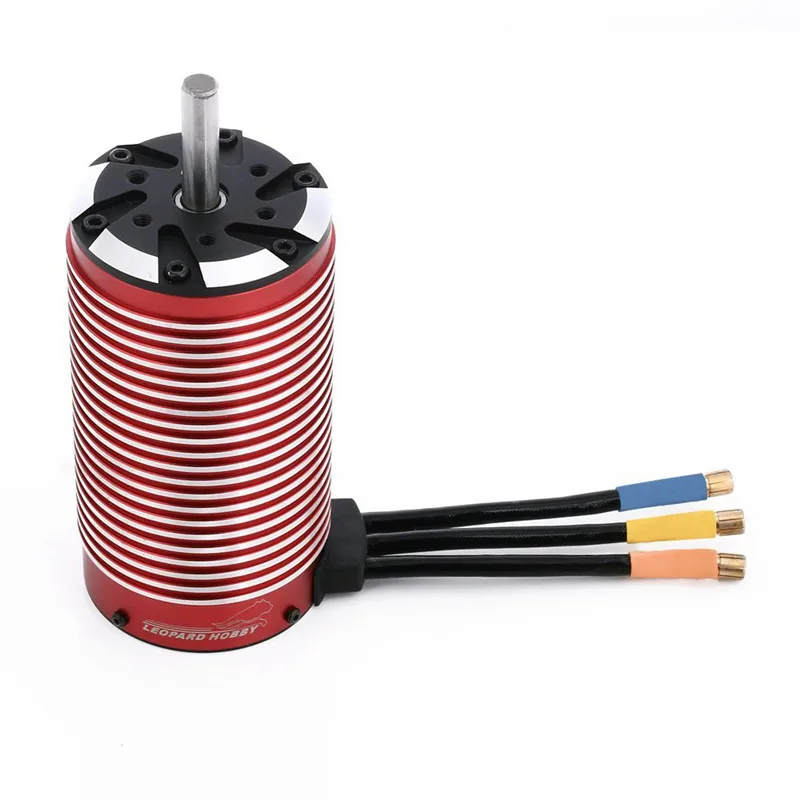 Леопардом хобби LBP58110 бесщеточный inrunner 4 полюса Бессенсорное 58110 780KV 950KV 4 полюса двигателя для RC 1/5 автомобилей