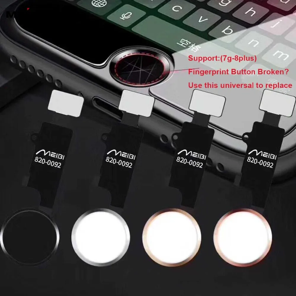 Новая универсальная домашняя кнопка гибкий кабель для iPhone 7 plus 8 домой замены