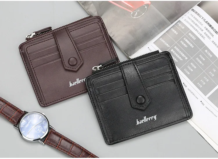 Baellerry, супер тонкий мужской кошелек, кошелек, высокое качество, держатель для карт, ID, сумка для кредитных карт, маленькие кошельки, много разъездов, мужские кошельки для карт ts