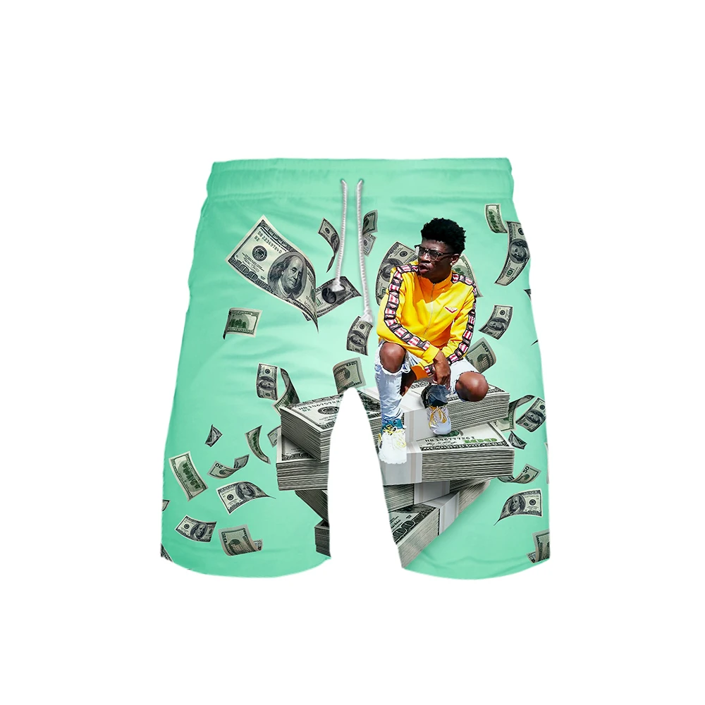

2019 Rapper Lil Nas X New Album song Old Town Road 3D summer men fashion trend shorts popular casual summer shorts