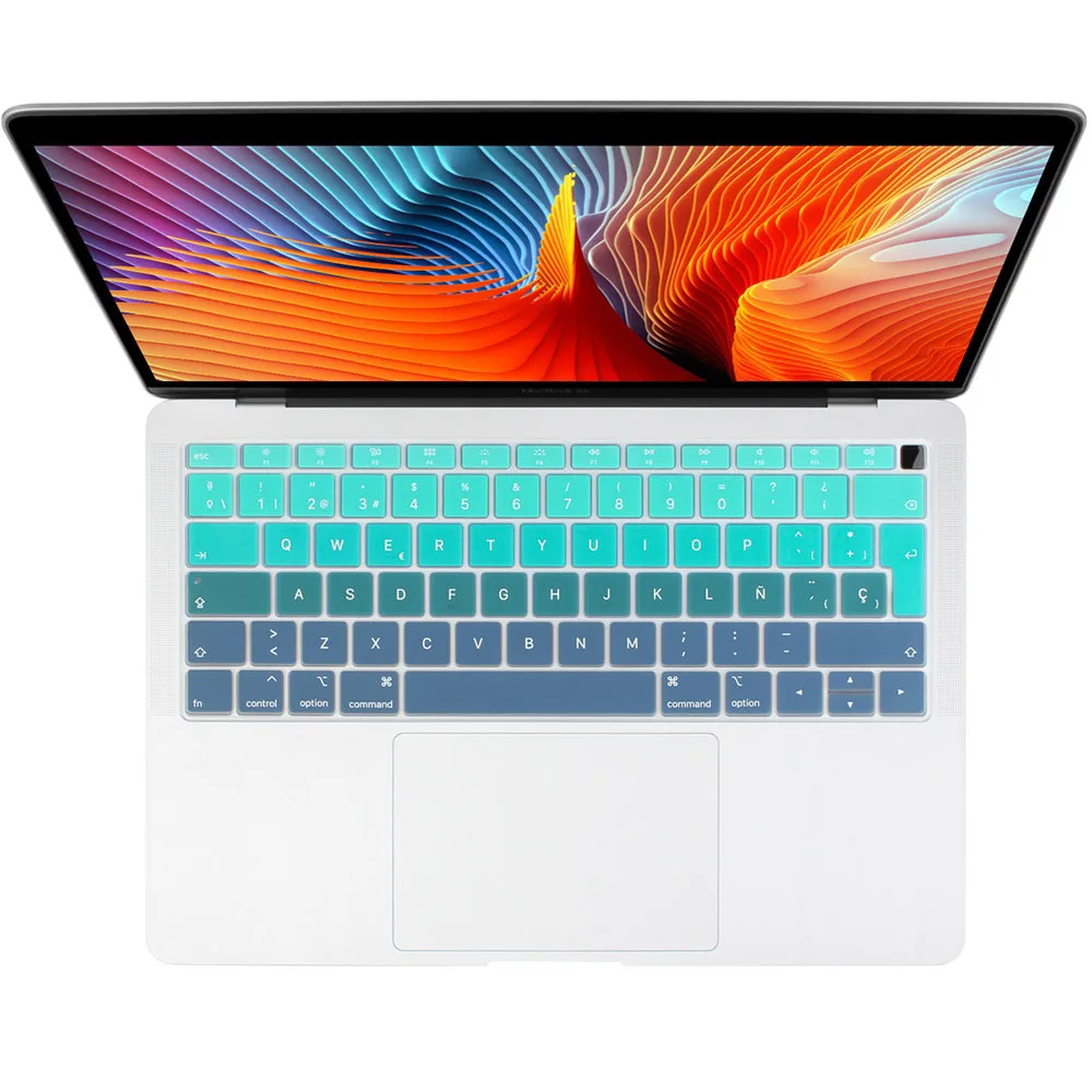 Чехол для испанской клавиатуры защитная пленка нового MacBook Air 2018 13 дюймов с