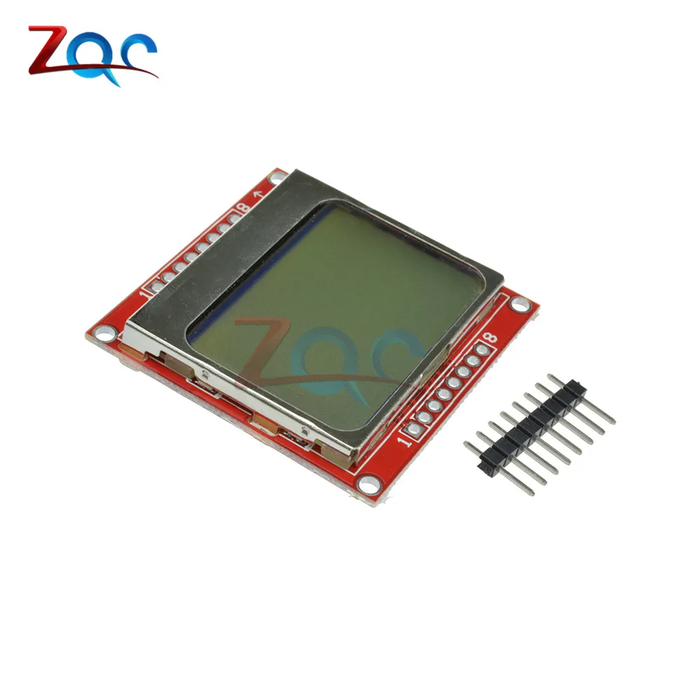 Фото Модуль адаптера PCB с ЖК дисплеем для Nokia 5110 Arduino комплект творчества подсветкой Модуль адаптера PCB с ЖК дисплеем для Nokia 5110 Arduino комплект творчества подсветкой