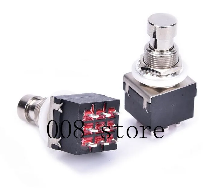 Выгодная цена прочный черный автоматический 3PDT 9 контактный Stompbox Педальный