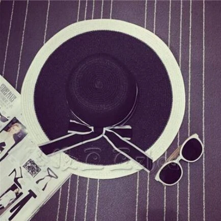 Мода узел солнца для женщин новый бренд летом широкими полями крышка вводная