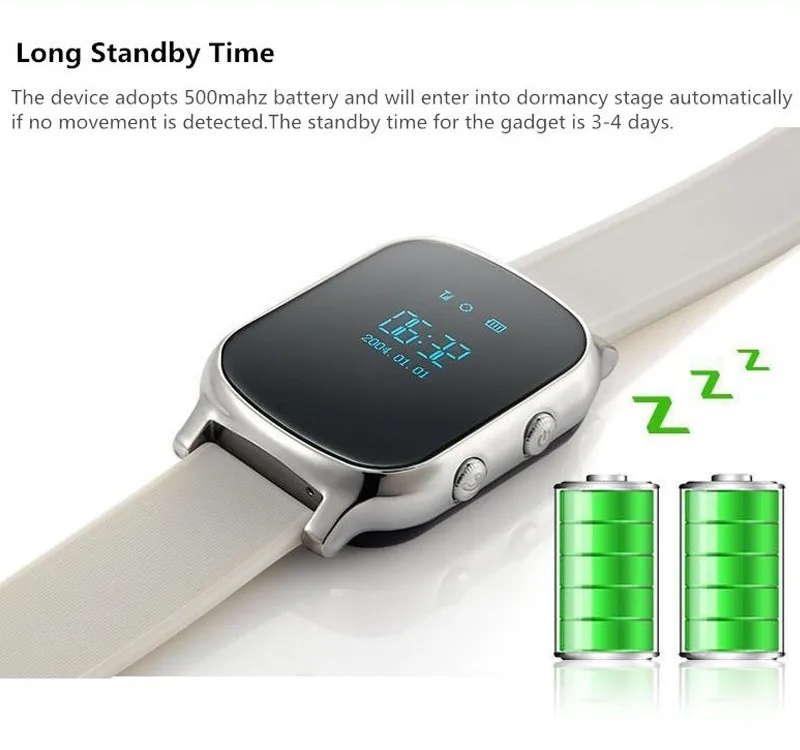 Детские Смарт-часы с GPS-трекером браслет для детей старшего возраста