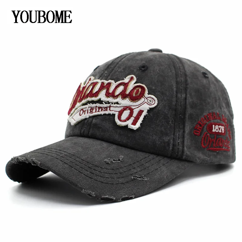 YOUBOME Men Baseball Cap Brand Snapback Caps Hats For Trucker Mashed Cotton Embroidery Casquette Bone Letter MaLe Dad | Аксессуары для