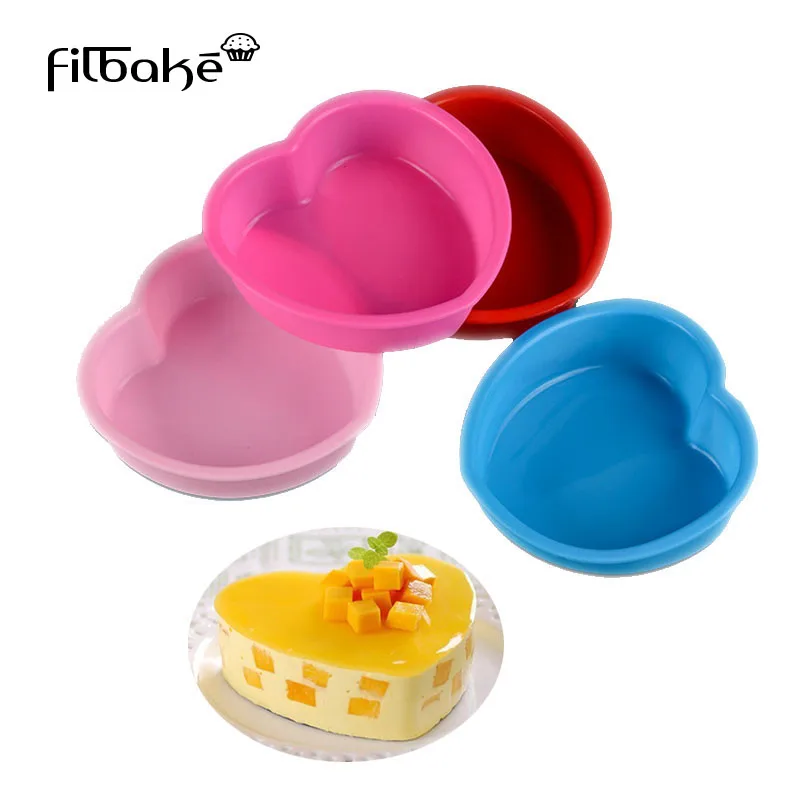 FILBAKE 3D DIY жаростойкая форма в форме сердца для торта сковорода выпечки хлеба