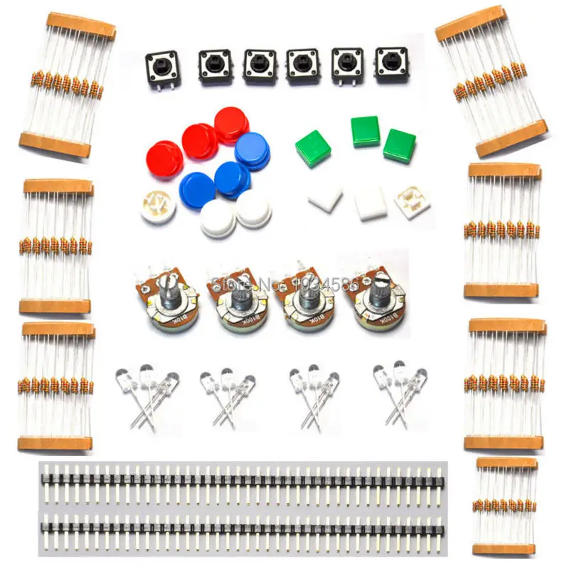 10 шт./лот набор универсальных электронных вентиляторов деталей для Arduino пусковые