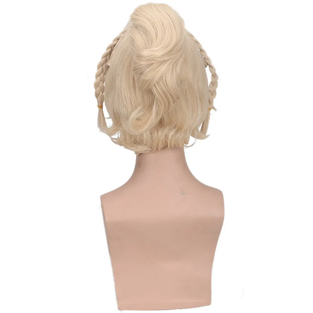 Парик для косплея длиной XV Lunafreya Nox Fleuret костюм принцессы луна женские короткие