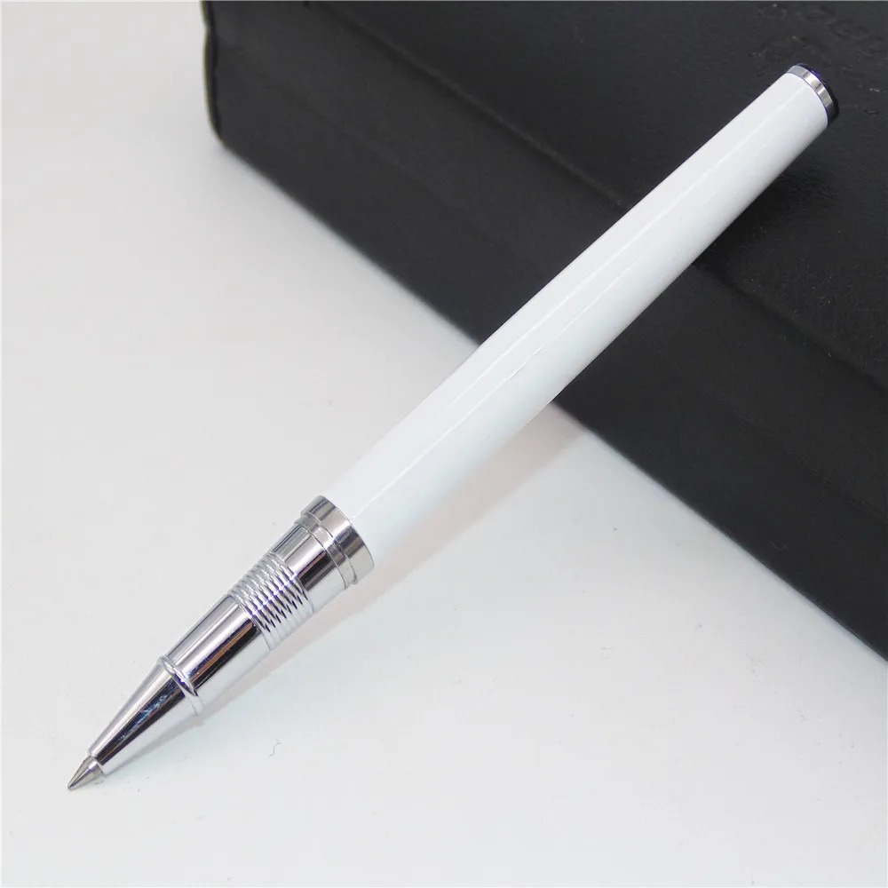 JINHAO 301 Grand шапка с бриллиантом чисто белая Роскошная средняя шариковая ручка