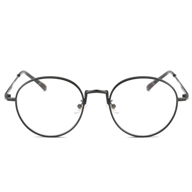 Винтажные круглые очки в оправе женские брендовые дизайнерские gafas De Sol простые