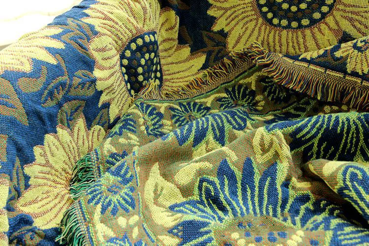 Трикотажное толстое теплое одеяло с кисточками из 100% хлопка мягкий диван ковер