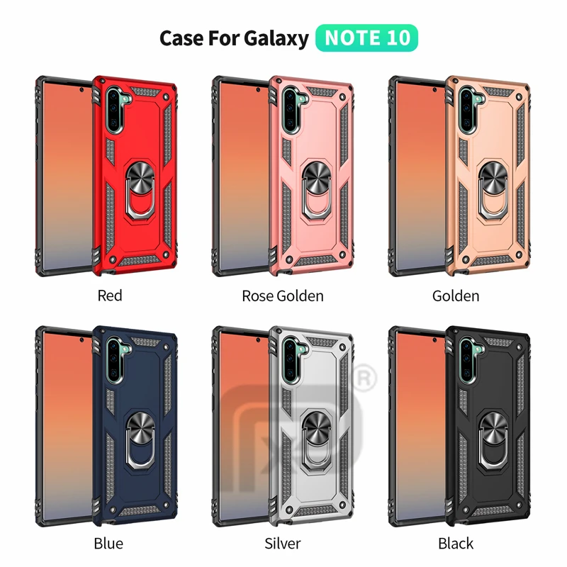 Для samsung Galaxy Note 10 Plus Note10 + чехол кольцо Броня противоударный для |