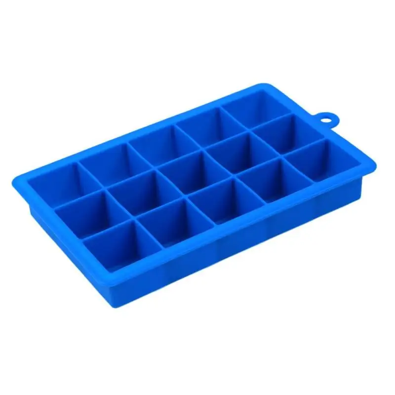 15grids 15/40/80/126 сетки силиконовые квадратной формы форма кубика льда лоток для мелочи сердце Форма фрукты эскимо мороженого вина Кухня бар питьевой воды - Цвет: 15grids