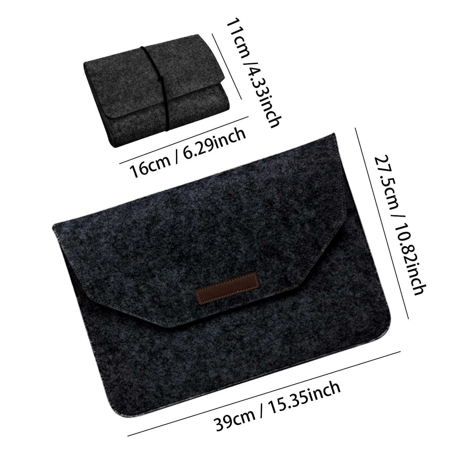 Фетровый чехол Besegad для ноутбука с адаптером питания Apple Macbook Mac book Ipad Pro Air Retina Samsung
