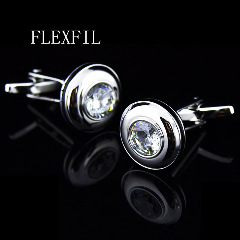 Ювелирные изделия FLEXFIL запонки для рубашки мужчин дизайнерские брендовые модные