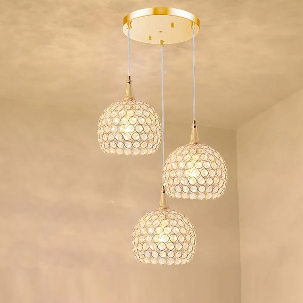 Подвесные светильники для столовой Современный хрустальный Прямоугольный