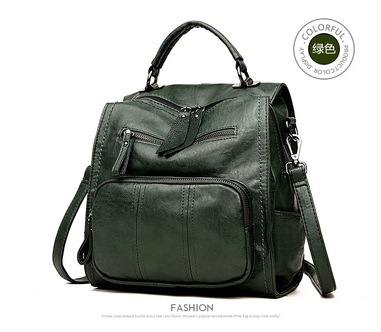 Топ Мода Горячая Распродажа Pu мягкая ручка сетка Мода Mochila Feminina школьный рюкзак женская сумка Многофункциональный рюкзак