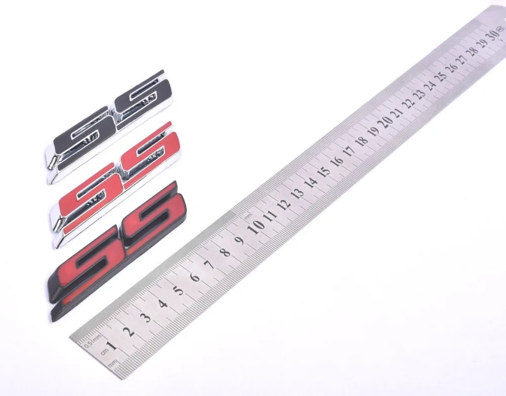 2 шт. SS логотипы марок машин из АБС пластика Стикеры 3d логотип для IMPALA Кобальт Camaro