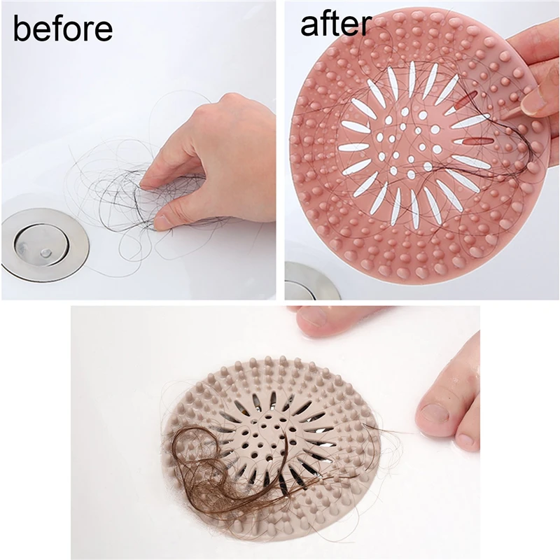 Заглушка для волос пробка дренажные Чехлы душа ванной кухни резиновое ситечко