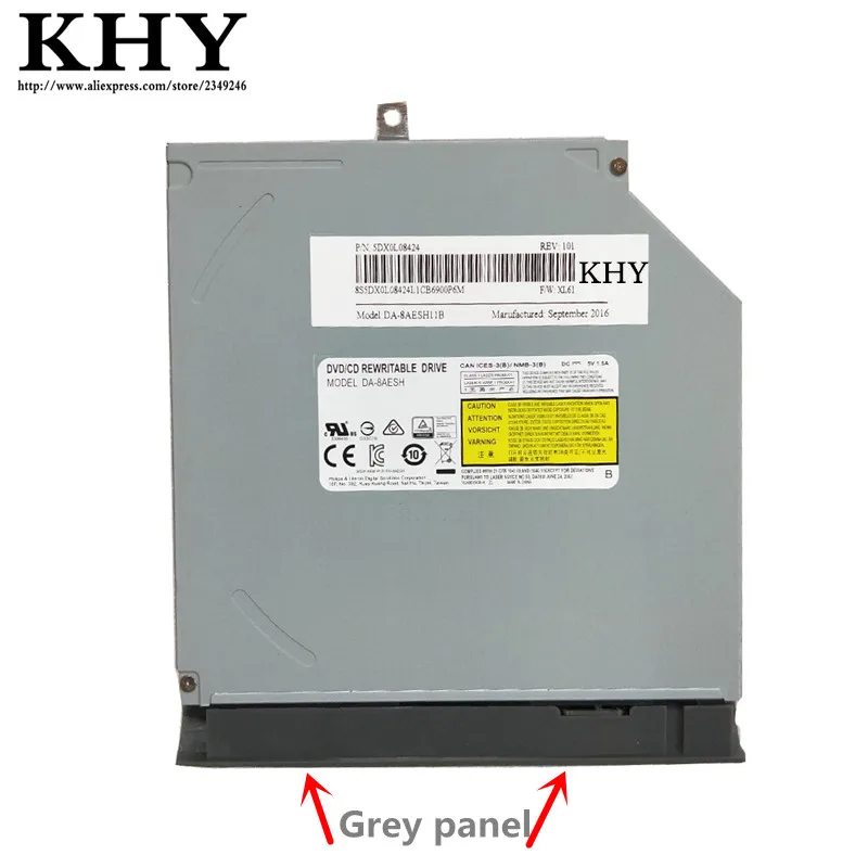 Ультра тонкая 9,0 мм Внешний привод DVD RW DA-8AESH GUE0N для lenovo V130 V130-15IKB V130-15