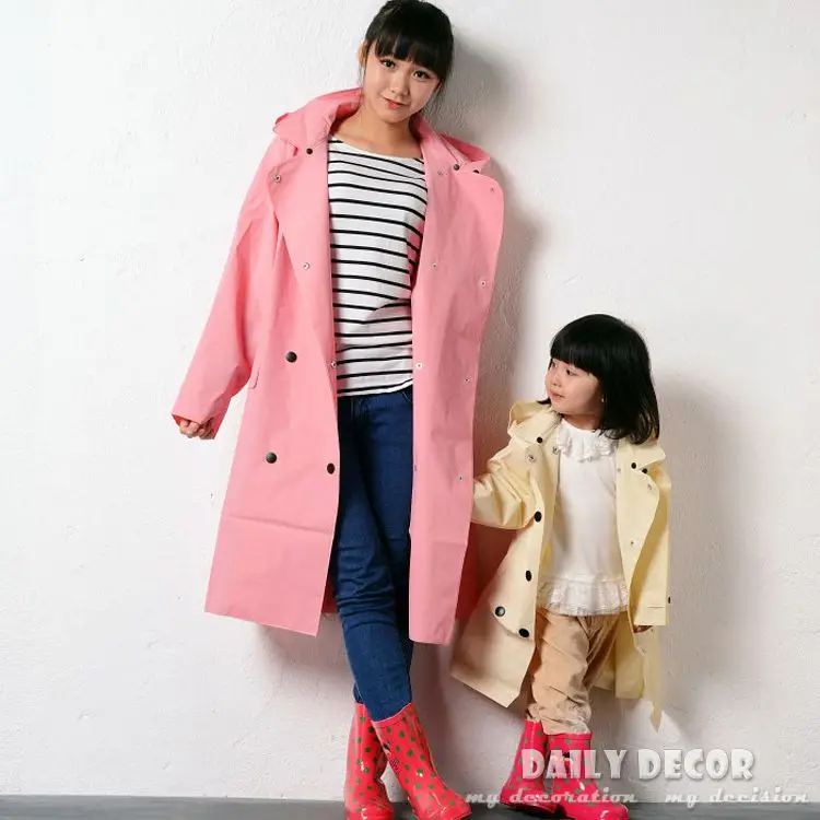 Новинка подходит для родителей и детей дождевик девочек мам модный женский