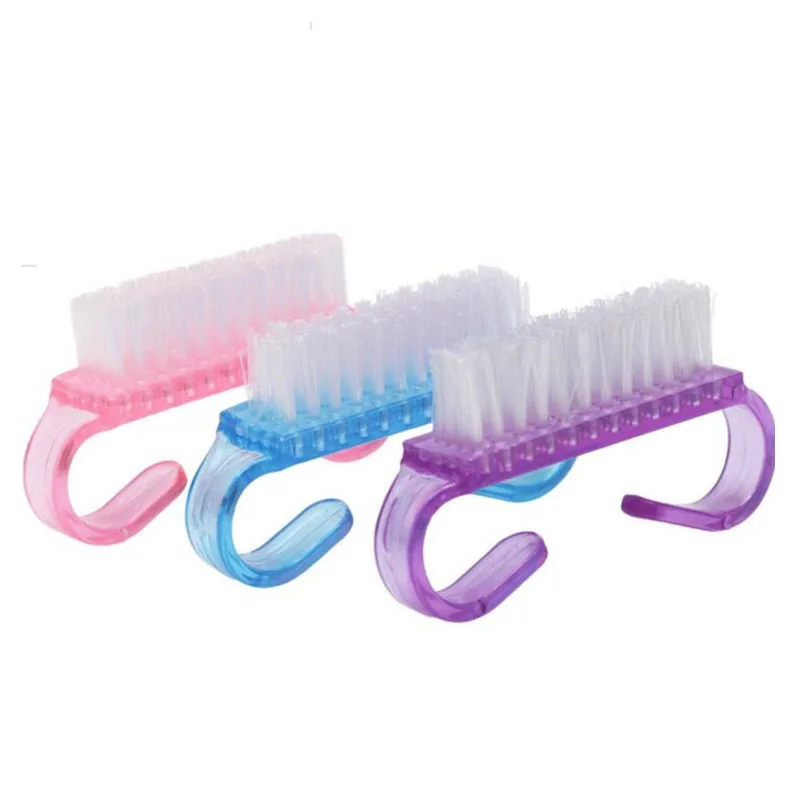 5pcs mini nail art dust brush trendy plastic cleaning Manicure Pedicure Remove powder Tools for Polish Gel Accessories | Красота и