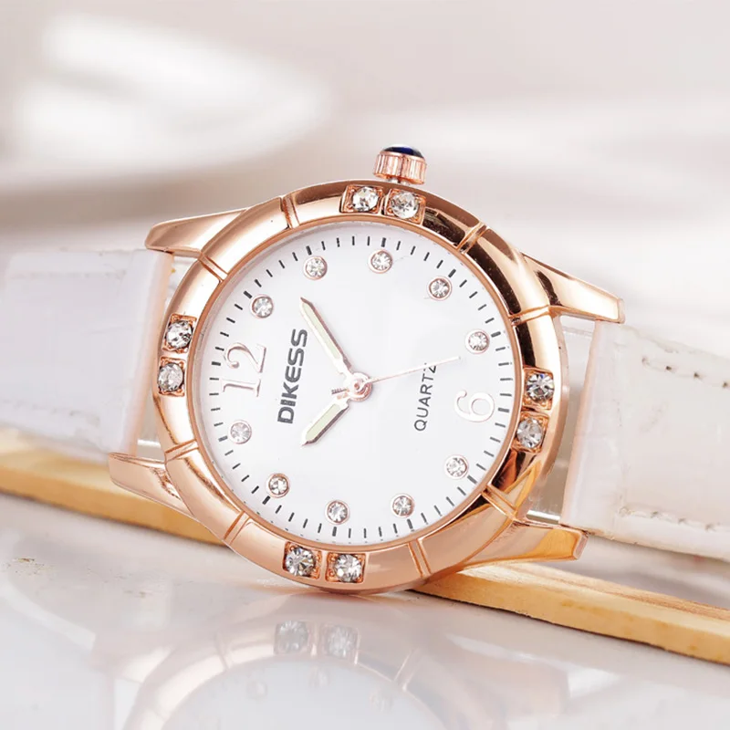Модные женские часы кварцевые кожаные Наручные в стиле кэжуал Reloj Mujer Relogio