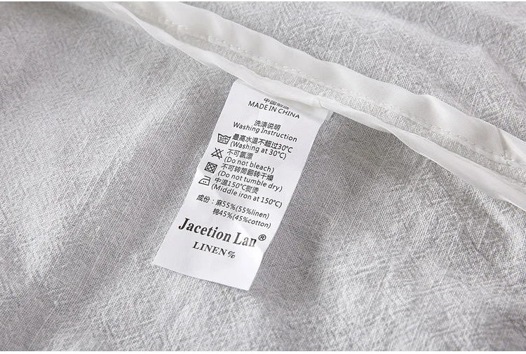 Куртка мужская с воротником стойкой льняная и хлопковая Повседневная длинным