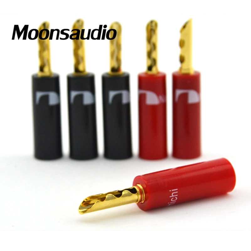 500 шт. Nakamichi BFA разъем типа банан позолоченный спикер Кабельный разъем|plug connector|plug