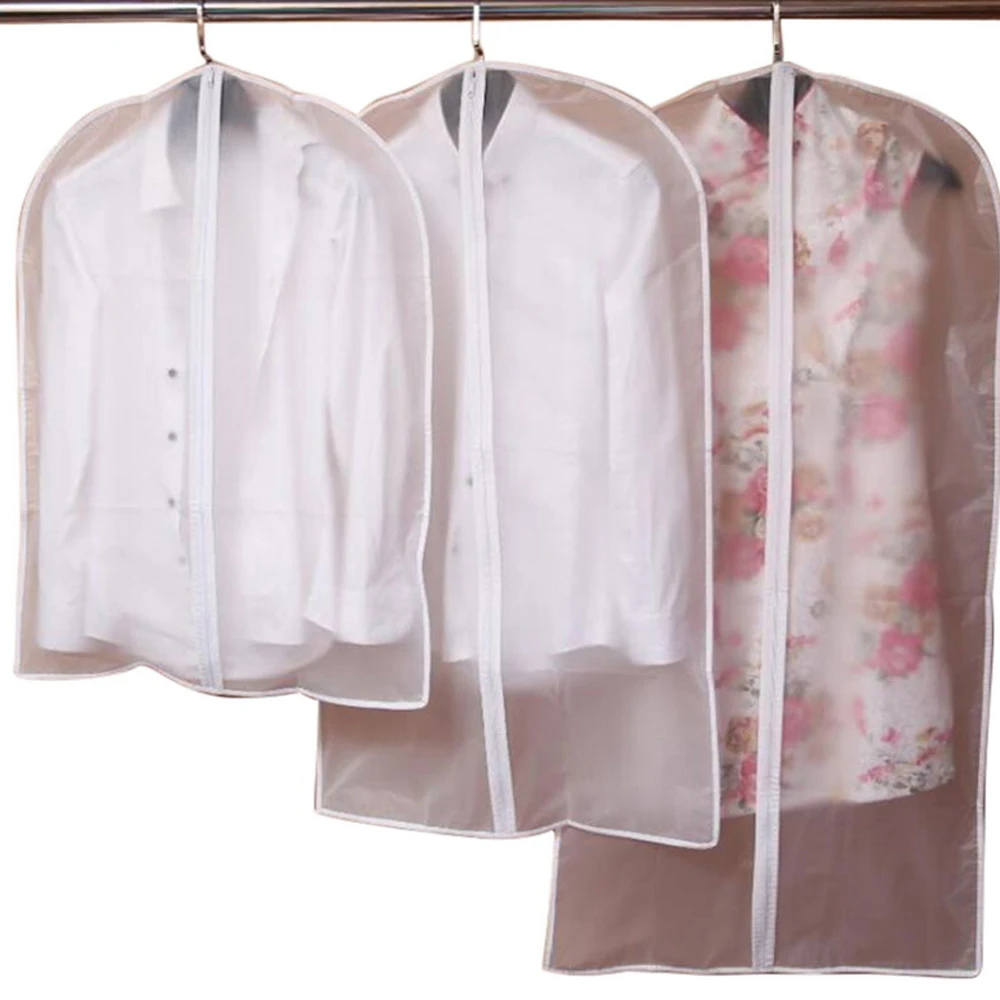 1 шт. органайзер для одежды прозрачная одежда на молнии средней длины