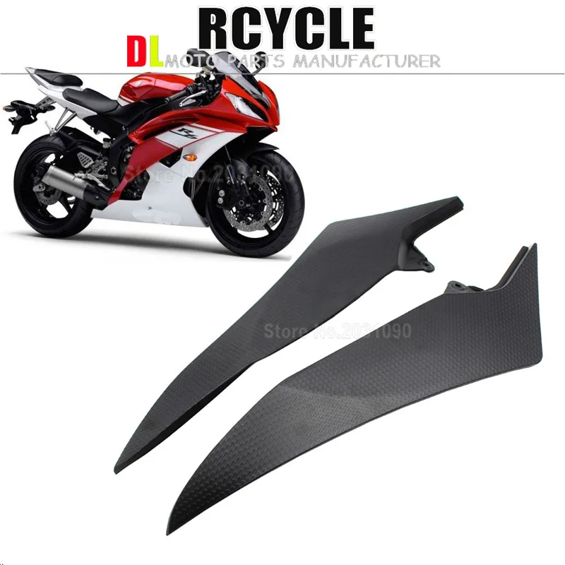 Обтекатель боковой панели бака из углеродного волокна для Yamaha YZF R6 2008 2009 2010 2011 2012
