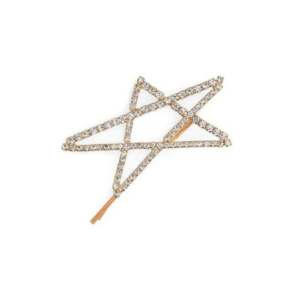 Женские свадебные заколки для волос Stonefans стразы со звездочками и кристаллами в