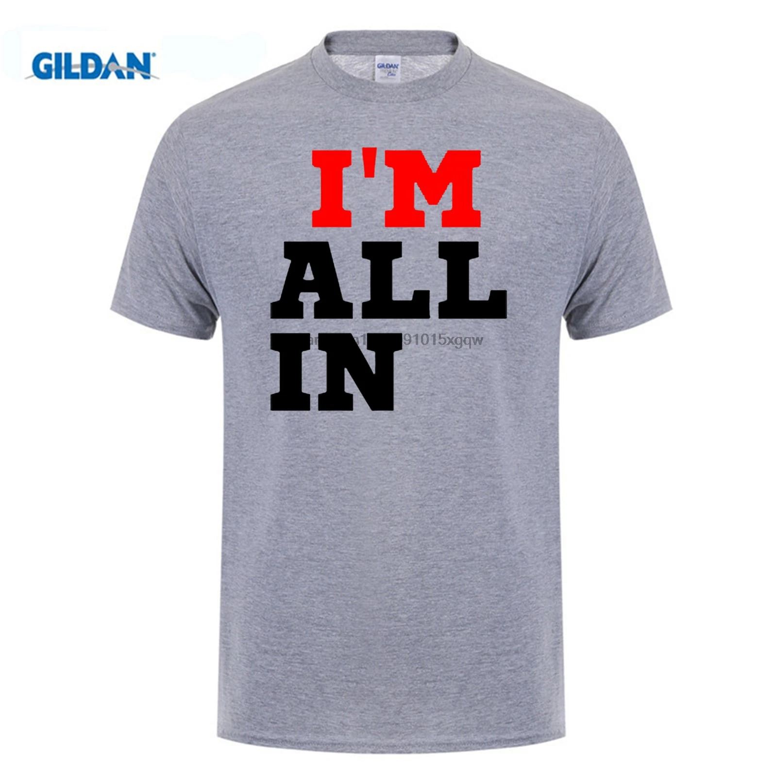 Одежда GILDAN I'm All In Texas Hold Em Poker Cards Las Vegas синяя футболка семейная хипстерская из