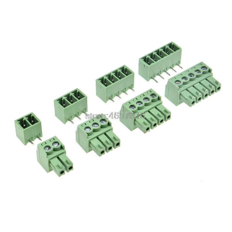 50 комплектов 2EDGK 3.81 4P + 2EDGV 4Pin 3 81 мм прямой штырь штепсельный клеммный блок