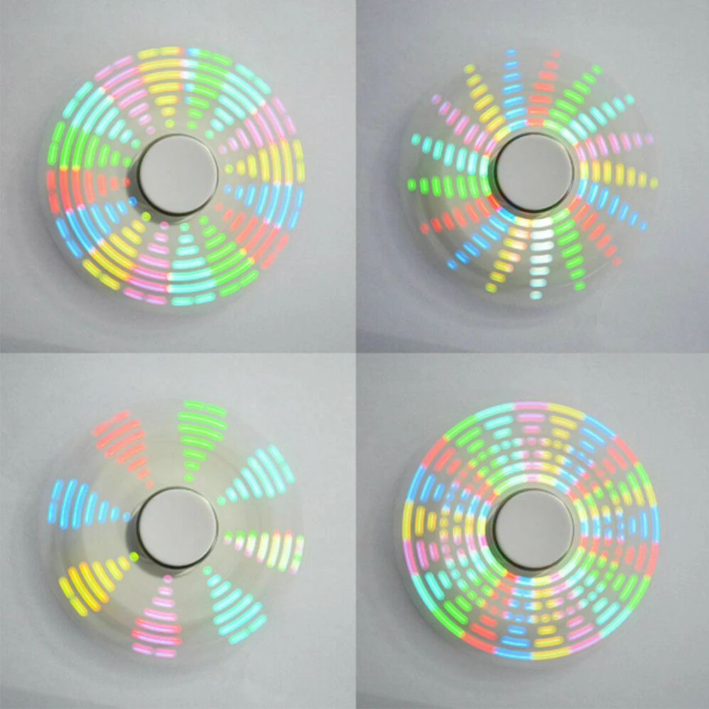 DIY SMD Обучающий набор интересный прочный акриловая лампа RGB треугольный Спиннер POV