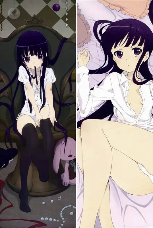 

inu x boku ss anime Characters sexy girl shirakiin ririchiyo & roromiya karuta throw pillow cover body Pillowcase