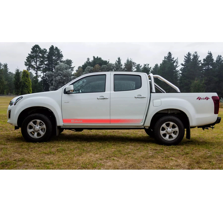 2 шт градиентные боковые полосы графическая Виниловая наклейка для isuzu dmax beast