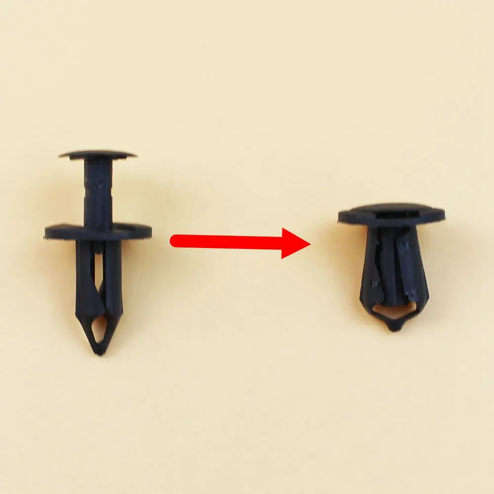 LARBLL Автомобильный авто 100 шт./лот нейлоновый бампер Крепеж заклепки зажимы