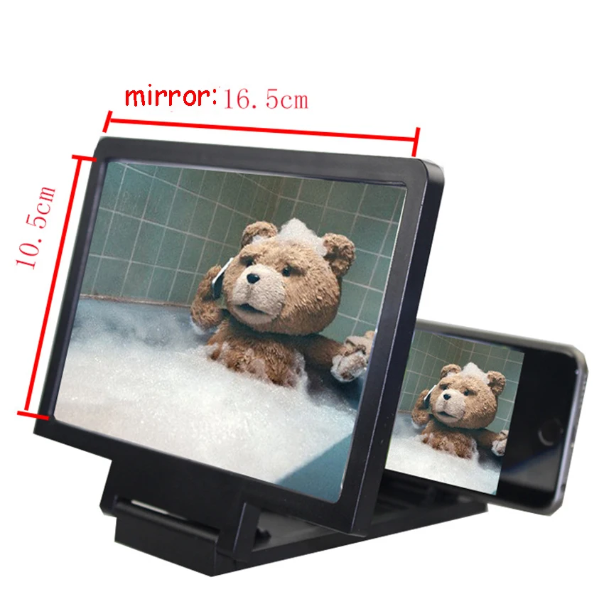 Экран усилитель мобильный телефон 3D видеоувеличитель для смартфона сотового