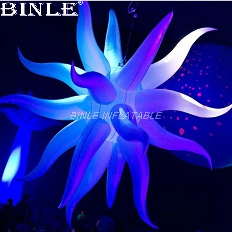 Гигантская 2.5mD multangular освещение сценическая светодиодная надувная звезда для