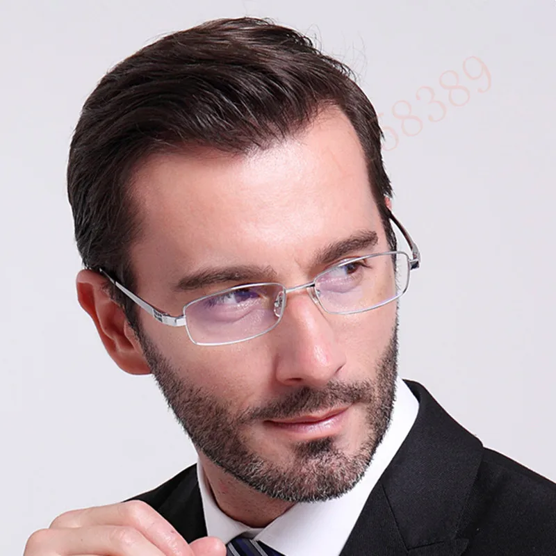 Оправа для очков Мужская из чистого титана брендовая оптическая оправа чтения