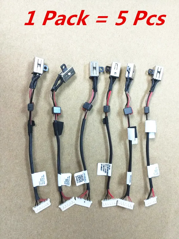 5 ШТ. НОУТБУК ДЛЯ DELL 17-5000 5755 5758 DC JACK РАЗЪЕМ ПИТАНИЯ ПОРТ С КАБЕЛЕМ ЖГУТА ПРОВОДОВ |