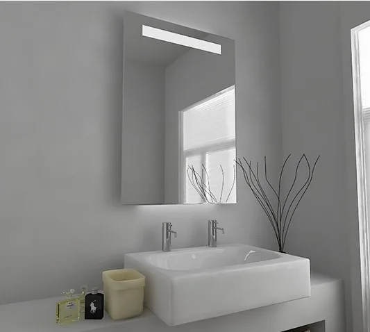 Светодиодный Ванная комната зеркало с подсветкой настенный зеркала панель для