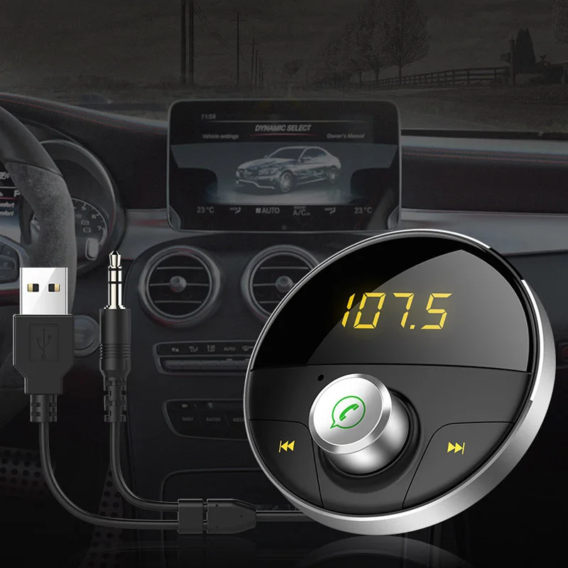 JaJaBor, Bluetooth, AUX, гарнитура, автомобильный комплект, 3,5 мм, AUX, аудио, MP3 плеер, беспроводной fm-передатчик, автомобильный музыкальный приемник, автомобильное зарядное устройство
